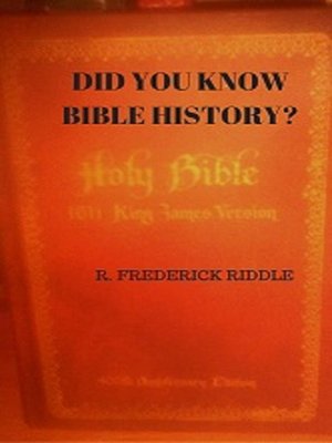 cover image of Did You Know About Bible History?